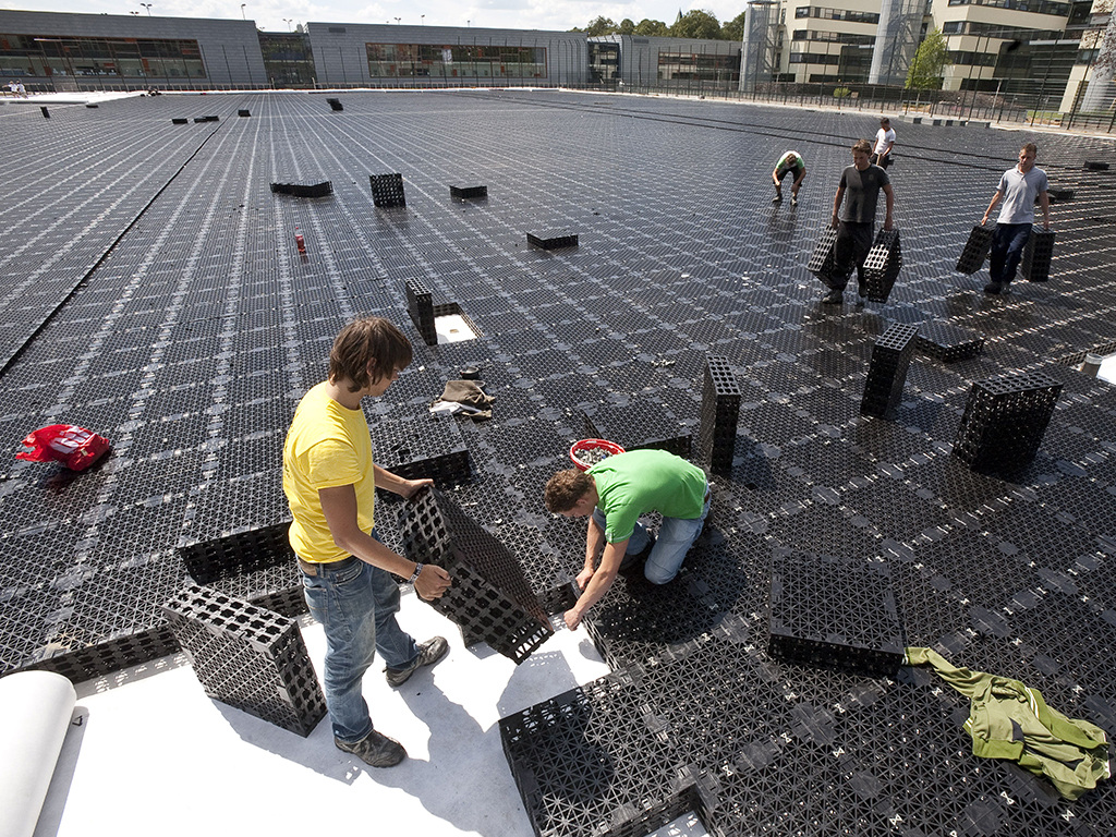 Artificial grass pitch Gymnasion Nijmegen | HTW Treerootsystems